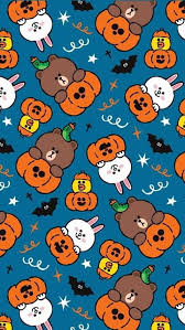 Cute Halloween Wallpaper Iphone Friends Wallpaper Line Friends