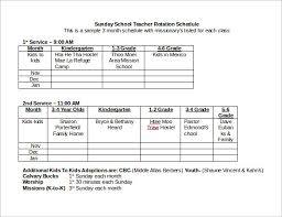 Maybe you would like to learn more about one of these? Free 15 Sample Rotation Schedule Templates In Pdf Ms Word