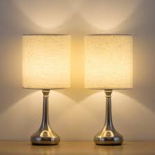 Lighting is one of the most important of all building systems, and we offer buyers thousands products of lights to choose from including modern, indoor. Haitral Bedside Table Lamps Set Of 2 Small Modern Nightstand Lamps With Fabric Shade Small Desk Lamps For Bedroom Living Room Family Room Hotel Silver Buy Online In Bahamas At