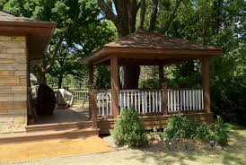 These wood working plans include the roof: Hip Roof Gazebo Ideas Houzz