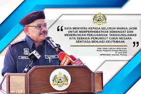 Ketua pengarah kastam malaysia jabatan kastam diraja malaysia pusat pemprosesan kastam kompleks kastam kelana jaya no.22, jalan ss6/3 kelana jaya 47301 petaling jaya, selangor. Ay Dato Sri Abdul Latif Ketua Pengarah Kastam Malaysia Facebook