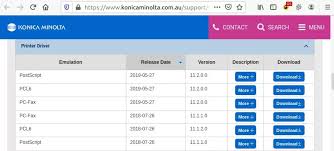 In case of october 2018 update, original windows 10 driver will function properly. How To Setup Konica Minolta Network Printer On Windows 7