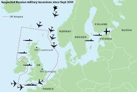 Image result for map suspected russian military incursions uk telegraph