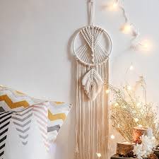 Check spelling or type a new query. Indian South Asian Tapestries 96cm Woven Macrame Plant Hanger Wall Hanging Wall Art Tassels Storage Shelf Home Garden