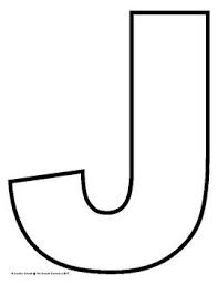 Use these letters in your card making and . Capital Letter Outlines For A Z Printable Alphabet Letters Letter J Crafts Letter Stencils Printables