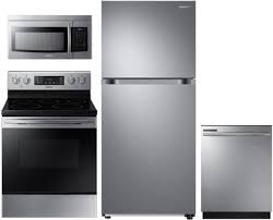 ℹ️ samsung kitchen appliances manuals are introduced in database with 18 documents (for 12 devices). Samsung 4 Piee Kitchen Appliances Package With Rt18m6215sr 29 Inch Top Freezer Refrigerator Ne59t4311ss 30 Inch Electric Range Me16k3000as 30 Inch Over The Range Microwave And Dw80r2031us 24 Inch Built In Fully