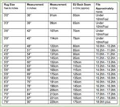 Size Chart For Horse Rugs Horse Rug Size Conversion