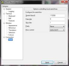 This page is an attempt to help explain these settings and show you how to configure a serial port in. Putty Serial Port Access To Rs 232 Console Showing Double Character Display With Usb Serial Cable Super User