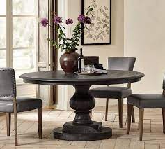 Hooker furniture dining room arabella 60 round pedestal table abt electronics $ 2919.00. Nolan Round Pedestal Dining Table Pottery Barn