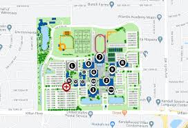 Select the type color printer. Campus Map And Directions Kendall Campus Miami Dade College