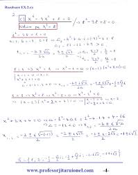 Când avem în locul unui număr o literă, înțelegem că acea literă poate avea orice valoare, ea este necunoscuta. Rezolvare De Ecuatii In Multimea Numerelor Complexe C Ecuatii Bipatrate Clasa A 10 A Bac Ecuatii Cu Delta Negativ Exercitii Rezolvate Matematica Jitaruionelblog Pregatire Bac Si Evaluarea Nationala 2021 La Matematica Si