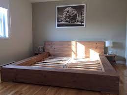 lits poutres en bois choix de couleurs et t ecirc te de lit neuf et sur mesure eacute crivez moi livra bedroom bed design rustic platform bed bed design