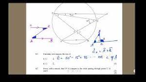 Encourage learners to draw accurate diagrams to solve problems. Grade 11 And 12 Euclidean Geometry Youtube