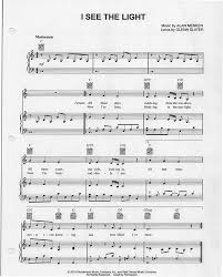 Disney Tangled I See The Light Sheet Music Teaching Resources