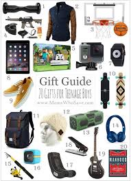 Birthday Presents For Teen Boys Gift Guide 20 Great Gift Ideas For Teenage Boys Momswhosave Com In 2020 Teenage Boy Christmas Gifts Christmas Gifts For Boys Christmas Gifts For Teenagers