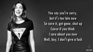 Call Me By Your Name Full Movie Dailymotion Part 3 Watch Dua Lipa Idgaf Lyrics By Videoboztr On Dailymotion Here Idgaf Quotes Lyrics I Need You Love