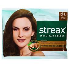 It doesn't flatter everyone, but it's a great option for blondes looking to go darker, or brunettes looking to go lighter. Buy Streax Cream Hair Colour 7 3 Golden Blonde 20 G 25 Ml Online Sastasundar Com