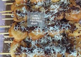 Resep pisang goreng keju adalah salah satu resep gorengan yang mudah dan praktis yang bisa di buat dirumah untuk waktu santai bersama keluarga tercinta. Cara Memasak Sate Pisang Goreng Keju Kekinian