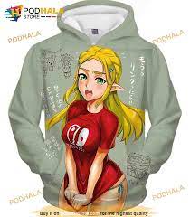 Ahegao The Legend Of Zelda Princess Zelda Inazuma Hd Aop 3D Hoodie - Bring  Your Ideas, Thoughts And Imaginations Into Reality Today
