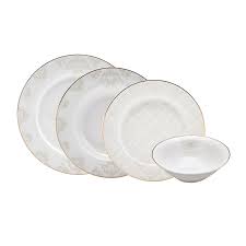 Karaca almond 24 parça beyaz yemek takımı için ürün özellikleri. Dekorjeni