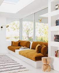 Retro Sunken Living Room Design Inspiration Built In Sofa Sunken Living Room Living Room Design Inspiration