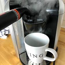 How To Steam Clean Your Coffee Maker Wagner Spraytech In 2020 Coffee Maker Cleaning Coffee Maker Steam Cleaning