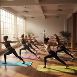 Dynamic Flow Yoga Class in Rishikesh (Thu 5PM)
