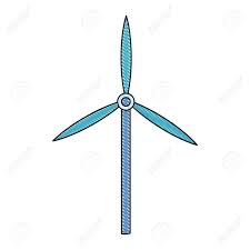 To achieve an accurate outline shape of a turbine blade a good cheat was to import a profile drawing of one into the solidworks sketch then sketch over it tracing its curves using splines and lines. Drawing Wind Turbine Tower Energy Recycle Design Vector Illustration Royalty Free Cliparts Vectors And Stock Illustration Image 78503498