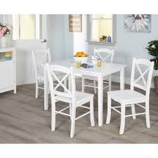Shaker Dining Table White Buylateral 5 Piece Dining Set Dining Set Dining