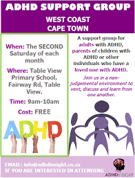 Cochrane developmental, psychosocial and learning problems group (ed.). Adhd Support Group West Coast Adhd Insight