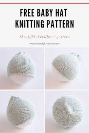 How To Knit A Baby Hat Straight Needles Baby Hat Knitting Patterns Free Baby Hat Knitting Pattern Free Baby Hat Knitting Patterns