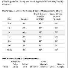 58 Prototypical Loro Piana Size Chart