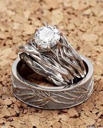 Tree Of Life Wedding Set With Our Embracing Tree Branch Engagement Ring Embracing Branch We Branch Engagement Ring Pretty Engagement Rings Wedding Rings Round