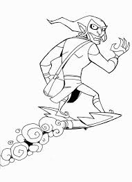 Green Goblin Coloring Page