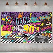 Shop our wide variety of products at the lowest online prices. Amazon Com 90s Theme Backdrop Hip Hop Graffiti Back To 90 S Party Banner Background 71x43 3 Inch Fabric Wall Table Decorations Photo Booth Props Kitchen Dining