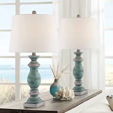 Check spelling or type a new query. Patsy Country Cottage Traditional Style Table Lamps Set Of 2 Blue Gray Washed Tapered Fabric Drum Shade Decor For Living Room Bedroom House Bedside Nightstand Home Office Family Regency Hill Amazon Com