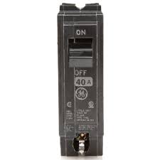 Single pole 40 amp breaker. Thql1140 Ge 40 Amp Single Pole Circuit Breaker Canada Breakers