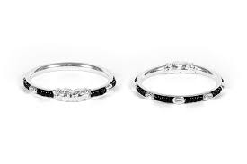 Black And White Bracelet Baby Silverwala 92 5 925 Sterling Silver Baby Bracelets Kada Bangle Nazariya With Black Beads Crystal For Baby Boy An Silver Baby Bracelet Baby Bracelet Black Beads