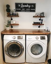 Adding This Table Top To Our Washer Dryer Has Made This Space So Much More Functional Smalltownathome Modernfarmhouse Washer And Dryer Table Top New Homes