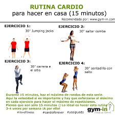 Una buena idea es que te compres una esterilla para que el suelo sea un poco más blandito y puedes hacer los ejercicios de forma. Rutina Cardio Para Hacer En Casa 15 Minutos Gym In