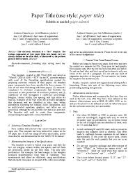 The ieee reference format is a commonly accepted style for writing, formatting, and citing research papers. Ie12 Ieee Word Template A4 Note Typography Citation