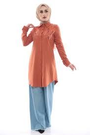 Pul Islemeli Tunik Tsd2627 Kiremit Tunik Triko Urunler