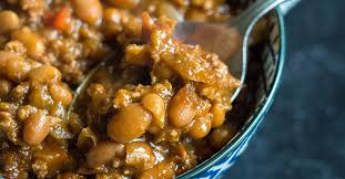 Trisha Yearwood S Baked Bean Casserole Recipe In 2020 Baked Bean Casserole Trisha Yearwood Baked Beans Baked Beans