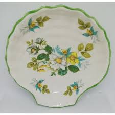 Crown Devon Shell Shaped Floral Design Soap Dish Fortnum & Mason