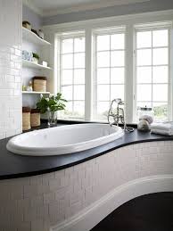 Consider bypassing the traditional small ceramic squares and go for bathroom tile ideas that will really wake up your shower. Bathtub Design Ideas Better Homes Gardens