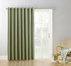 Japanese door curtain doorway curtains patio fringe screen windows 4 styles ! Sun Zero Conrad Extra Wide Blackout Sliding Patio Door Curtain Panel Walmart Com Walmart Com