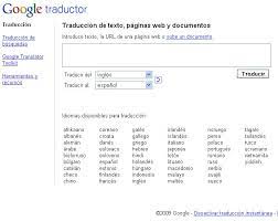 Traducción instantánea y la plena vigencia de las palabras. Google Traductor Descargar Gratis