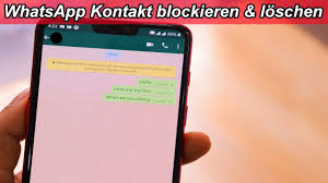 WhatsApp Kontakt blockieren und löschen – WhatsApp Nutzer blocken / sperren  & entfernen Anleitung - YouTube