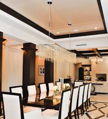 Noxarte Luxury Contemporary Big Crystal Chandelier Rectangle Linear Island Pendant Lamp Crystal Chandelier Lighting Fixture For Dining Living Room Rest Soggiorno