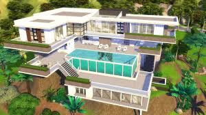 Lovesimplysim Hi Guys So I Created This Modern Celebirty Mansion For The Del Sol Valley This House Is Bui Sims 4 Modern House Sims House Design Sims House